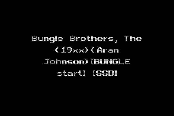 Bungle Brothers, The (19xx)(Aran Johnson)[BUNGLE start] [SSD]