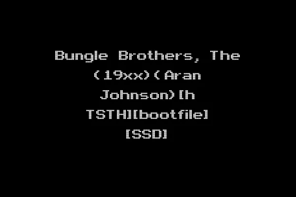 Bungle Brothers, The (19xx)(Aran Johnson)[h TSTH][bootfile] [SSD]
