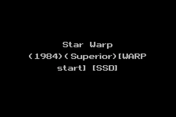 Star Warp (1984)(Superior)[WARP start] [SSD]