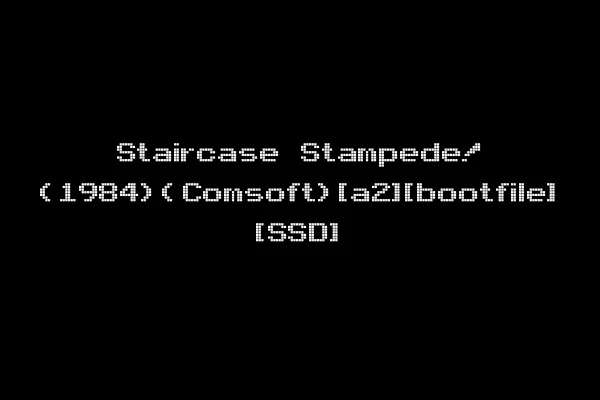 Staircase Stampede! (1984)(Comsoft)[a2][bootfile] [SSD]