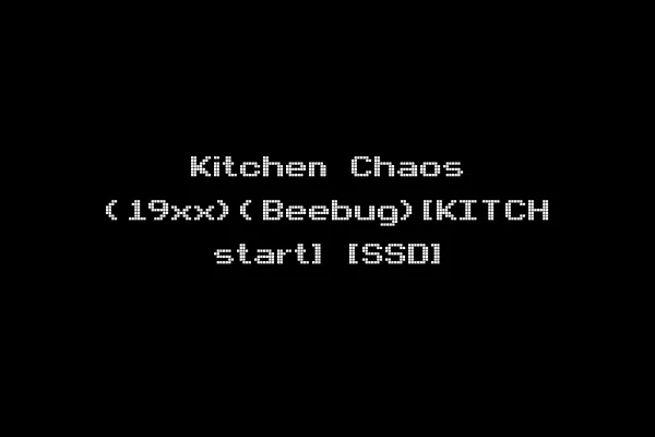 Kitchen Chaos (19xx)(Beebug)[KITCH start] [SSD]
