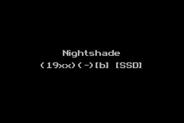 Nightshade (19xx)(-)[b] [SSD]