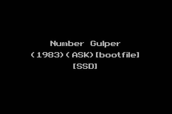 Number Gulper (1983)(ASK)[bootfile] [SSD]