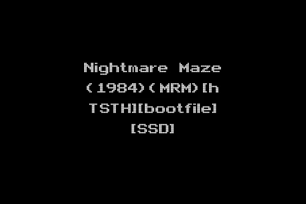 Nightmare Maze (1984)(MRM)[h TSTH][bootfile] [SSD]