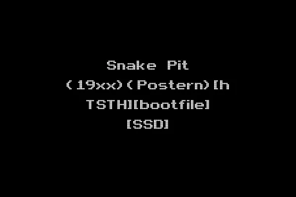 Snake Pit (19xx)(Postern)[h TSTH][bootfile] [SSD]