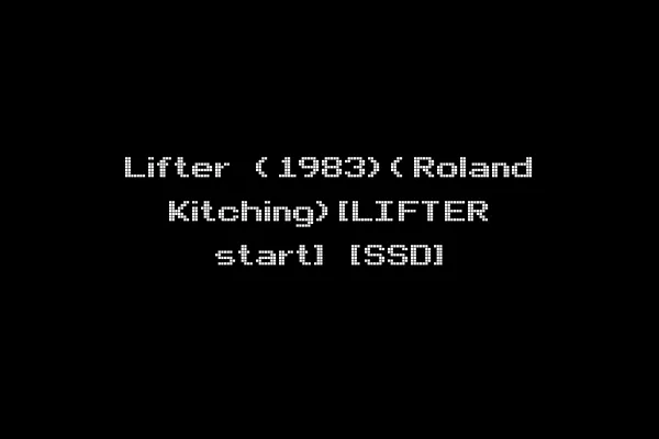 Lifter (1983)(Roland Kitching)[LIFTER start] [SSD]
