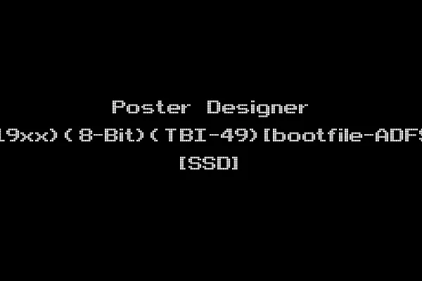 Poster Designer (19xx)(8-Bit)(TBI-49)[bootfile-ADFS] [SSD]