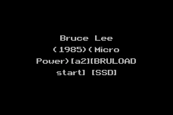Bruce Lee (1985)(Micro Power)[a2][BRULOAD start] [SSD]