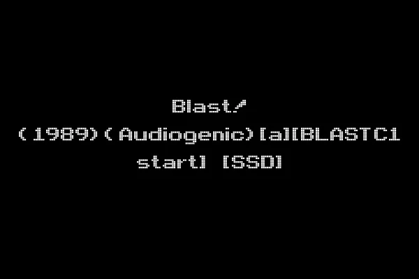 Blast! (1989)(Audiogenic)[a][BLASTC1 start] [SSD]