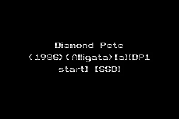 Diamond Pete (1986)(Alligata)[a][DP1 start] [SSD]