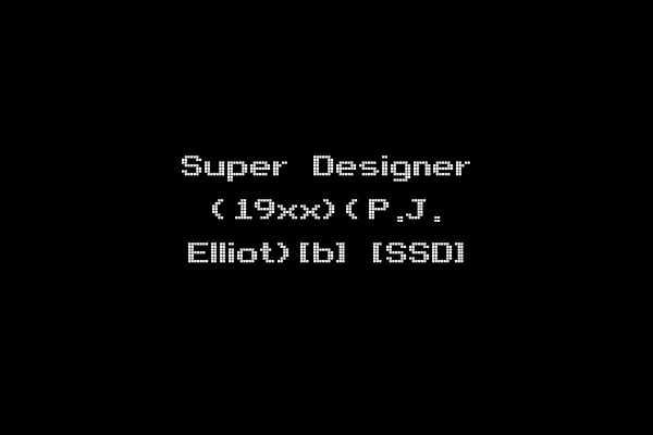 Super Designer (19xx)(P.J. Elliot)[b] [SSD]