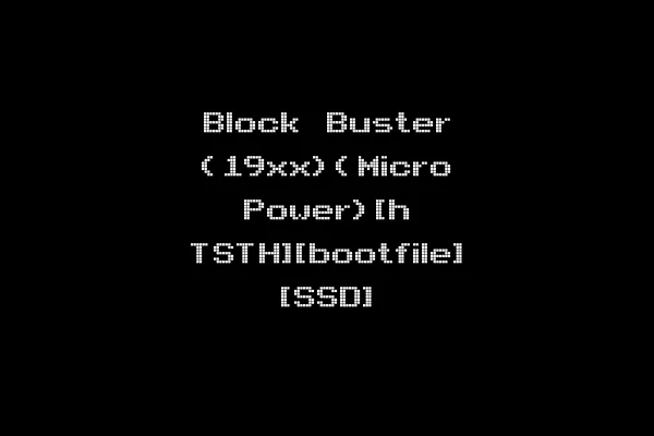 Block Buster (19xx)(Micro Power)[h TSTH][bootfile] [SSD]