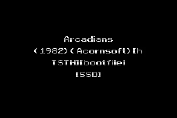 Arcadians (1982)(Acornsoft)[h TSTH][bootfile] [SSD]
