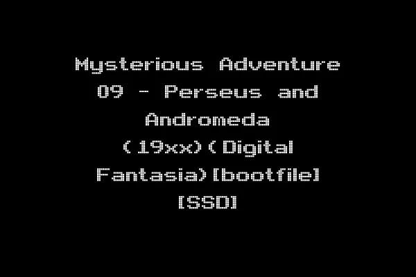 Mysterious Adventure 09 - Perseus and Andromeda (19xx)(Digital Fantasia)[bootfile] [SSD]