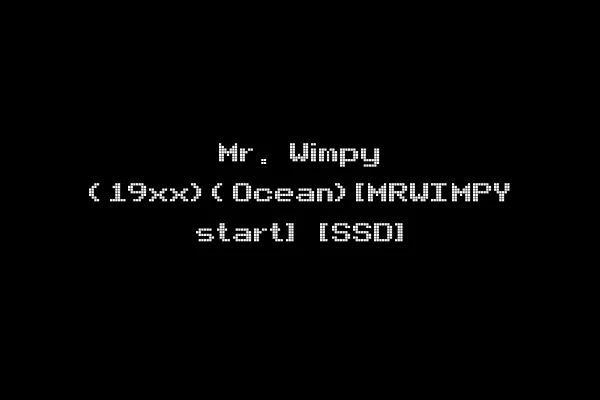 Mr. Wimpy (19xx)(Ocean)[MRWIMPY start] [SSD]