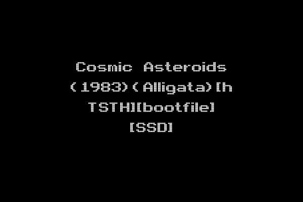 Cosmic Asteroids (1983)(Alligata)[h TSTH][bootfile] [SSD]