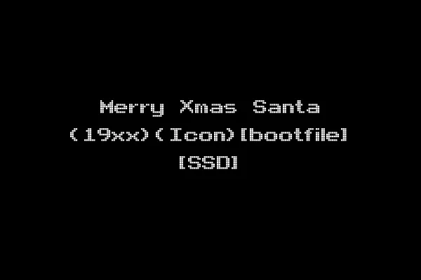 Merry Xmas Santa (19xx)(Icon)[bootfile] [SSD]