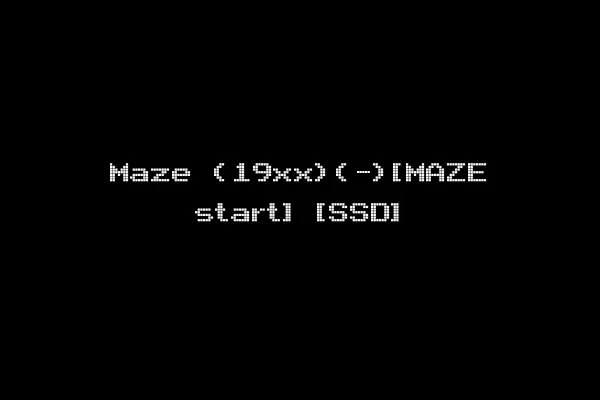 Maze (19xx)(-)[MAZE start] [SSD]
