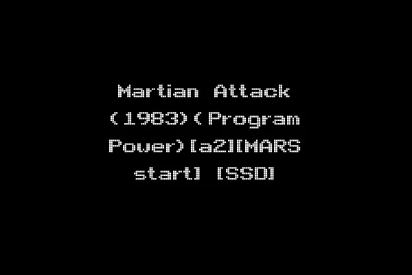 Martian Attack (1983)(Program Power)[a2][MARS start] [SSD]