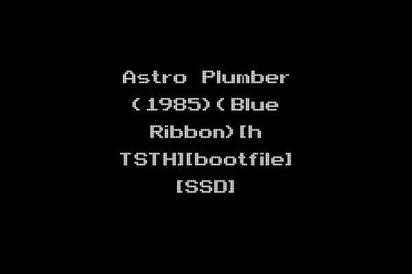 Astro Plumber (1985)(Blue Ribbon)[h TSTH][bootfile] [SSD]