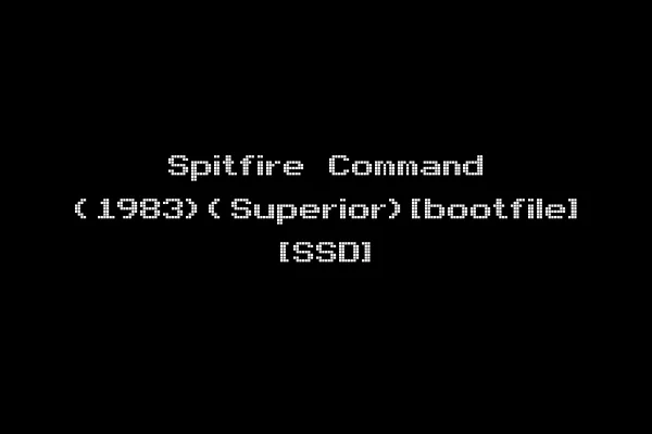 Spitfire Command (1983)(Superior)[bootfile] [SSD]