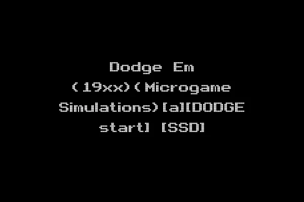 Dodge Em (19xx)(Microgame Simulations)[a][DODGE start] [SSD]