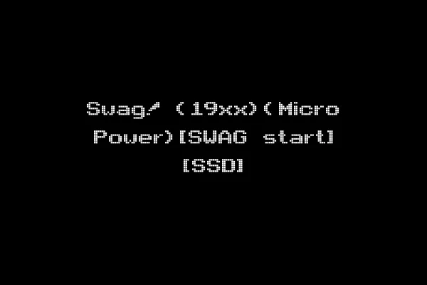 Swag! (19xx)(Micro Power)[SWAG start] [SSD]