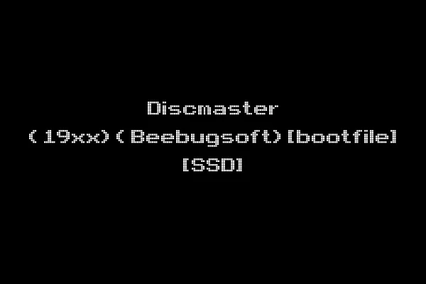 Discmaster (19xx)(Beebugsoft)[bootfile] [SSD]