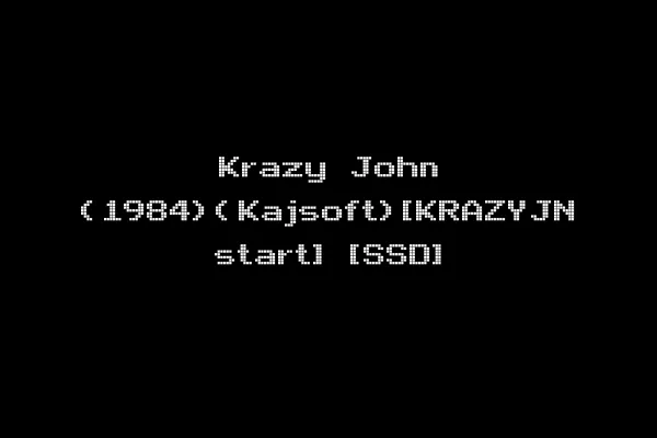 Krazy John (1984)(Kajsoft)[KRAZYJN start] [SSD]