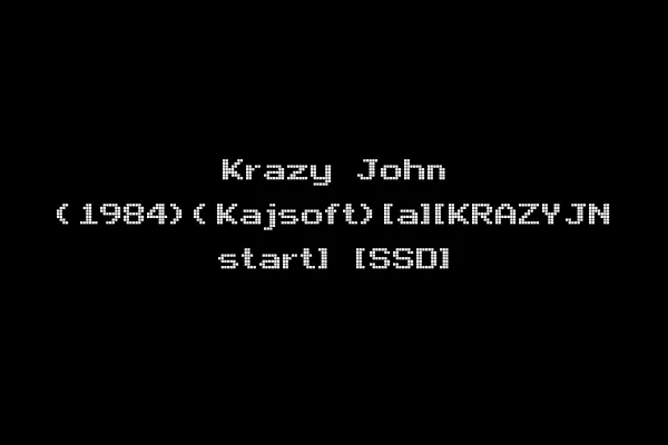 Krazy John (1984)(Kajsoft)[a][KRAZYJN start] [SSD]