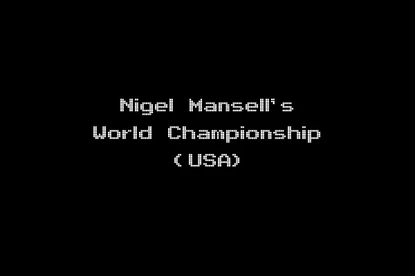 Nigel Mansell's World Championship (USA)