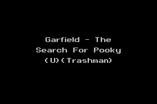 Garfield - The Search For Pooky (U)(Trashman)