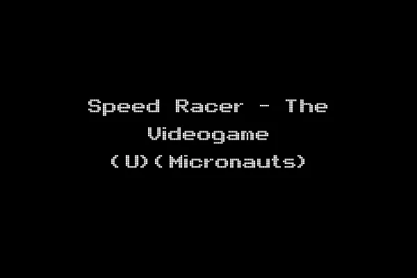 Speed Racer - The Videogame (U)(Micronauts)