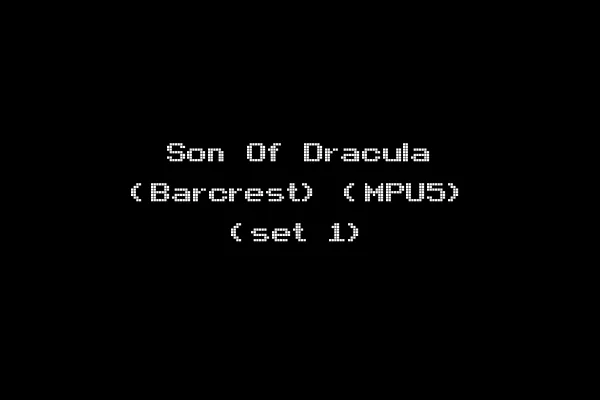 Son Of Dracula (Barcrest) (MPU5) (set 1)