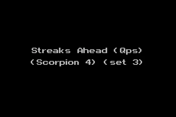 Streaks Ahead (Qps) (Scorpion 4) (set 3)