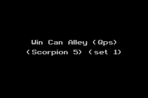 Win Can Alley (Qps) (Scorpion 5) (set 1)
