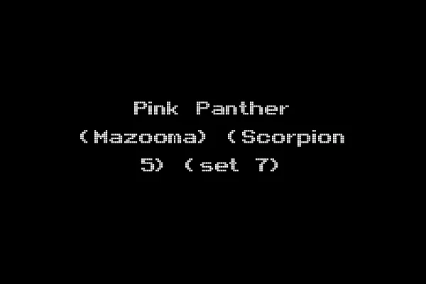 Pink Panther (Mazooma) (Scorpion 5) (set 7)