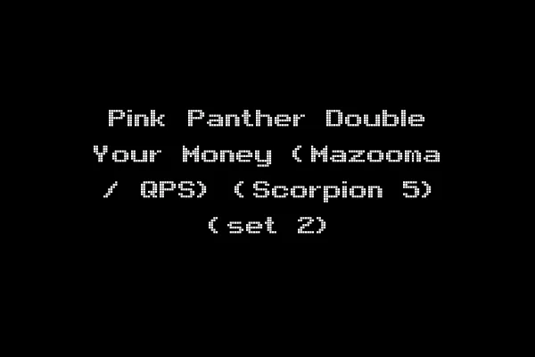 Pink Panther Double Your Money (Mazooma / QPS) (Scorpion 5) (set 2)