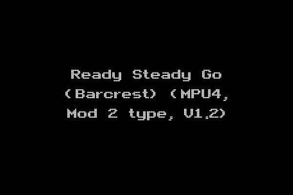 Ready Steady Go (Barcrest) (MPU4, Mod 2 type, V1.2)