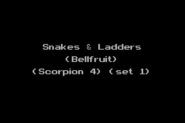 Snakes & Ladders (Bellfruit) (Scorpion 4) (set 1)