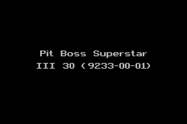 Pit Boss Superstar III 30 (9233-00-01)