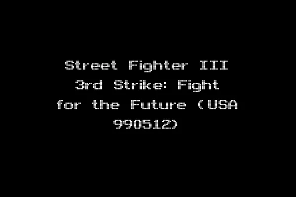 Street Fighter III 3rd Strike: Fight for the Future (USA 990512)
