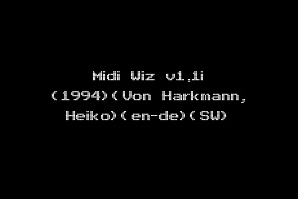 Midi Wiz v1.1i (1994)(Von Harkmann, Heiko)(en-de)(SW)