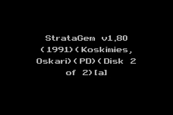 StrataGem v1.80 (1991)(Koskimies, Oskari)(PD)(Disk 2 of 2)[a]