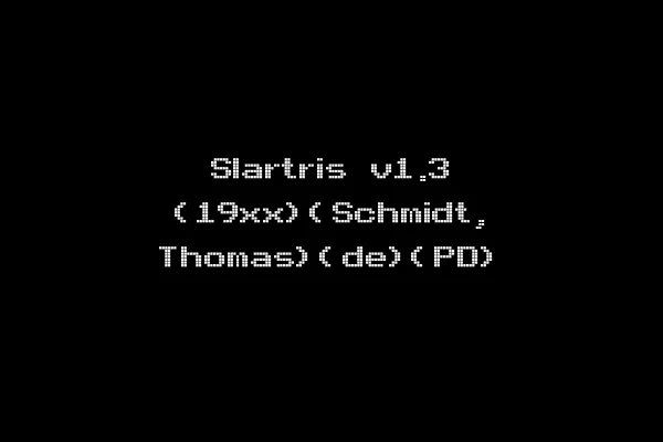 Slartris v1.3 (19xx)(Schmidt, Thomas)(de)(PD)
