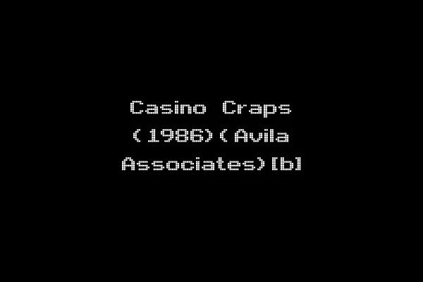 Casino Craps (1986)(Avila Associates)[b]