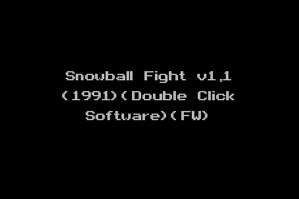 Snowball Fight v1.1 (1991)(Double Click Software)(FW)