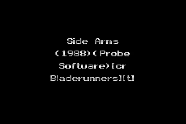 Side Arms (1988)(Probe Software)[cr Bladerunners][t]