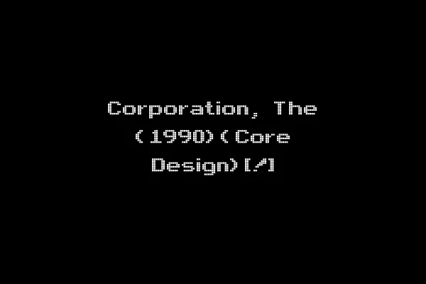 Corporation, The (1990)(Core Design)[!]