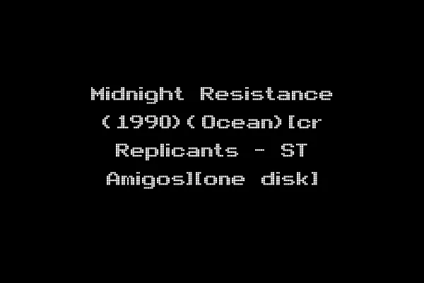 Midnight Resistance (1990)(Ocean)[cr Replicants - ST Amigos][one disk]